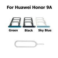 ใหม่สำหรับ Huawei Honor 9A ซิมการ์ดถาดใส่ขั้วต่ออะไหล่ซ่อม-WJJEE SHOP