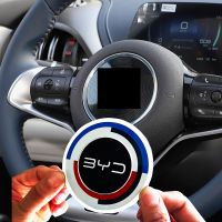 【YF】 Car Steering Wheel Panel Decoration Cover Trim Moulding Sticker for BYD ATTO 3  Auto Accessories