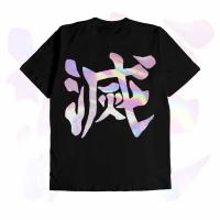 Japanese Anime Demon Slayer Kamado Tanjiro Nezuko Graphic Printed T Shirt Casual Fashion Crew Neck Short Sleeve Men Women Tshirt