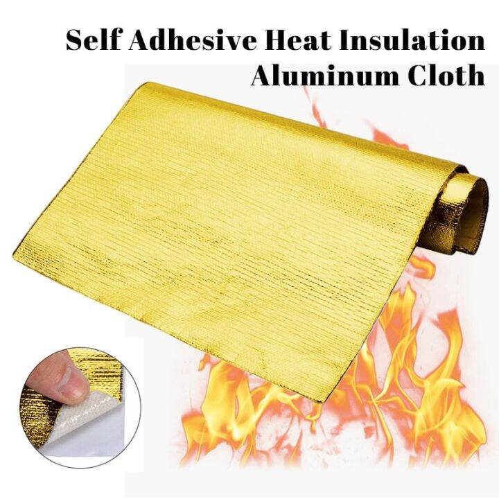 gold-fiberglass-heat-insulation-tape-fireproof-high-temperature-resistance-protective-film-sound-shield-cloth-car-accessories-adhesives-tape