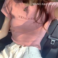 COD DSFERSTRETERER WANG JIAO ZHAN เสื้อยืดคอกลม แขนสั้น สไตล์เกาหลี แฟชั่นใหม่