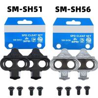 SM-SH51 SH56 SPD Cleat MTB Bicycle Shoes Lock Single-Multi Release Pedal Locking for Wellgo WPD-98A M515 M520 M540 Bike Parts