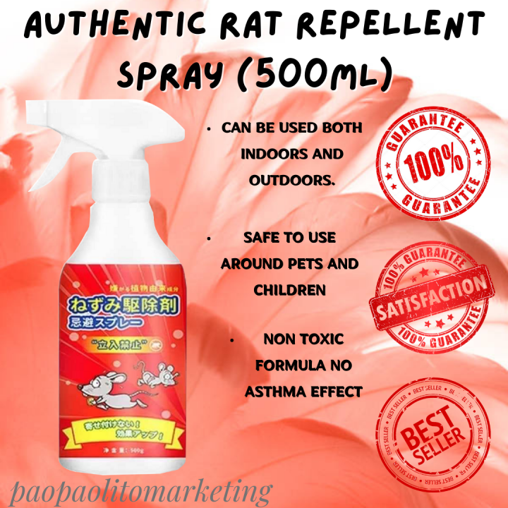BEST SELLER AUTHENTIC RAT REPELLENT SPRAY 500ml Safe & Sound Rat