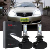 หลอดไฟฮาโลเจน LED 6000K สีขาว แบบเปลี่ยน สําหรับ Toyota Vios (NCP40) ปี 2003 2004 2005 2006 2007