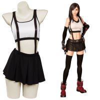 ชุดว่ายน้ําคอสเพลย์ Tifa Lockhart Final Fantasy VII Tifa Lockhart เหมาะกับวันฮาโลวีน สําหรับผู้หญิง (3XL, Tifa Lockhart) QC7311401