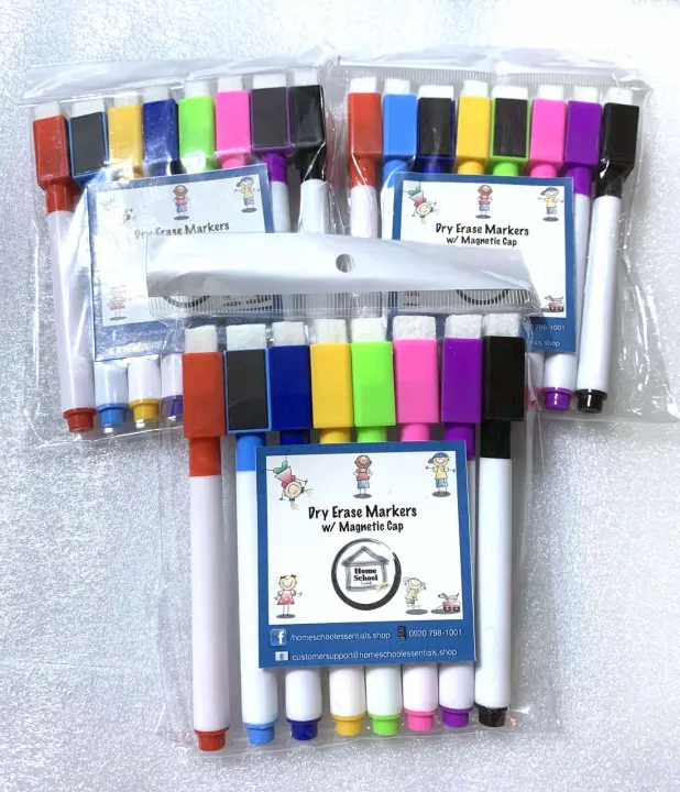 [NEW & IMPROVED!!!] Dry Erase Whiteboard Markers Set 8pcs