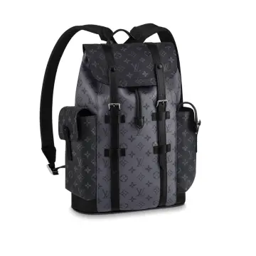 Louis Vuitton CHRISTOPHER Unisex Street Style Plain Logo Backpacks