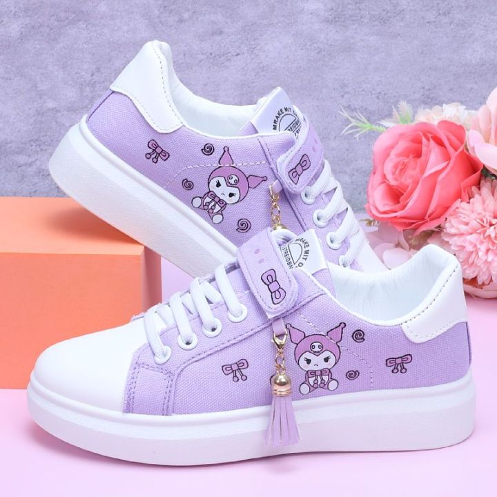 Sanrio Kuromi girl canvas shoes 2023 spring autumn sports shoes ...