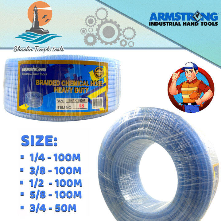 ARMSTRONG BRAIDED CHEMICAL HOSE HEAVY DUTY ️Braided Hose ️ Chemical