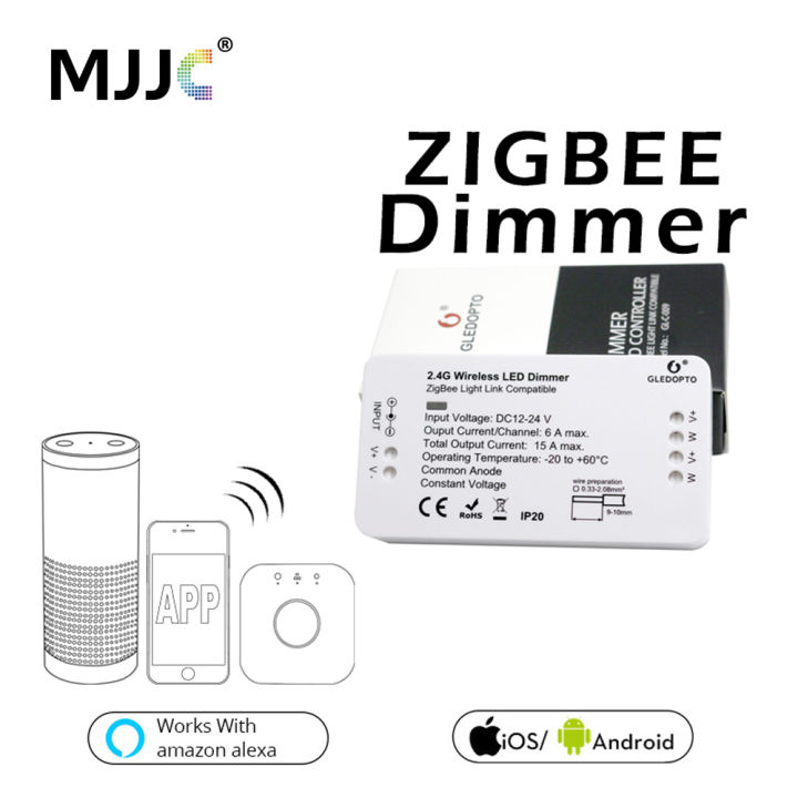 worth-buy-zigbee-led-ที่หรี่ไฟดีซี12v-24v-360w-แอพนำสมัยไฟควบคุม-strip-แรงดันไฟฟ้าตัวปรับแสงไฟสำหรับพลังแถบ-led-controller