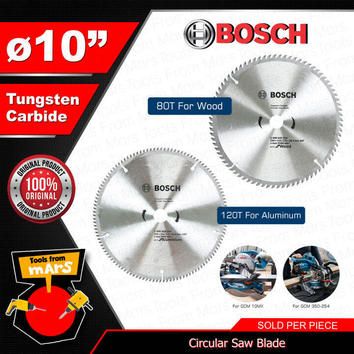 BOSCH Circular Saw Blade for Mitre Saw 10" Inch 80T 120T [SOLD PER