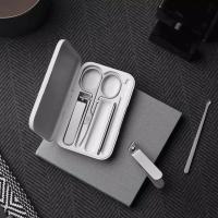 Xiaomi Nail Clipper Set กรรไกรตัดเล็บห้าชิ้นสแตนเลสครัวเรือนเฉียงเล็บ Clipper หูเลือกชุดกรรไกรตัดเล็บแบน พร้อมส่ง