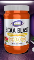 BCAA Blast Raspberry 600g Powder by NOW FOODS