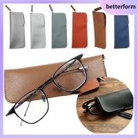 BETTERFORM หนังพียู กระเป๋าใส่แว่นอ่านหนังสือ ซิปมีซิป นุ่มนุ่มๆ กล่องใส่แว่นกันแดด แฟชั่นสำหรับผู้หญิง เคสลายแว่นตา ถุงเก็บแว่นตา อุปกรณ์เสริมแว่นตา