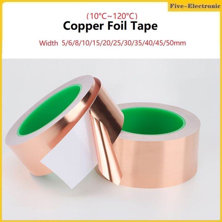 1Roll Length 20M Adhesive Conductive Copper Foil Tape 5/6/8/10/15/20/25