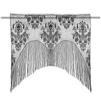 【HOT】✑♞ Curtain Window Curtains Fringe Shades Wall Hanging Door Background Props Mantel Scarf