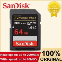 SanDisk Extreme PRO Memory Card SD card 64GB 512GB 128GB 256gb 32gb Memory Card U3 4k High Speed Class 10 170MB/s V30 for camera