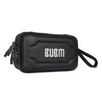 BUBM ESD-D กระเป๋าเเบบ 2 ชั้นสำหรับเก็บเเบตสำรอง external HDD อุปกรณ์เสริมและ gadget อื่นๆ พร้อมช่องใส่เมมโมรี่การ์ดเเละเเฟลชไดรว์ (Black)