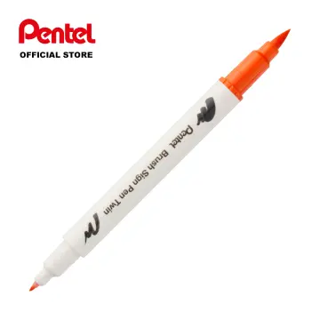 Pentel Brush Sign Pen Twin - Set of 30