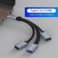 Unnlink Usb C Hub 2.0 3.0การ์ดความจำสายฮับประเภท C ตัวแยก Usb Thunderbolt3 Usb-C อแดปเตอร์แบบที่ตั้ง Otg สำหรับ Ultrabook Lapphone