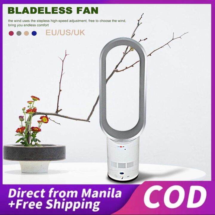 2023 New Bladeless Electric Fan with Remote Child Safety Easy Clean