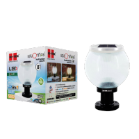 HI-TEK โคมไฟหัวเสาโซลาร์เซลล์ LED