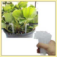 VERMILL 50pcs 1/4 ที่ดริปโค้ง โปร่งใสโปร่งใส สายยาง4/7มม. หยดอีซีแอล การประหยัดน้ำ เข็มที ขั้วต่อท่อน้ำ สวนในสวน