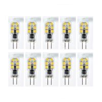 [HOT QQZIWWUJJWG 104] 10ชิ้น G4หลอดไฟ Led 3วัตต์220โวลต์ AC DC 12โวลต์หลอดไฟ Led SMD2835 LED ข้าวโพดแสงแทนที่30วัตต์หลอดฮาโลเจน