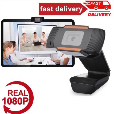 ✌┇◇ New 360 Degrees Rotatable 2.0 HD Webcam 1080p USB Camera Video Recording Web Camera With Microphone For PC Computer