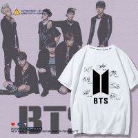 เสื้อยืดพิมพ์ลาย BTS เสื้อยืด Bts เสื้อผู้หญิงผู้ชายเสื้อ BTS เสื้อ BTS Top