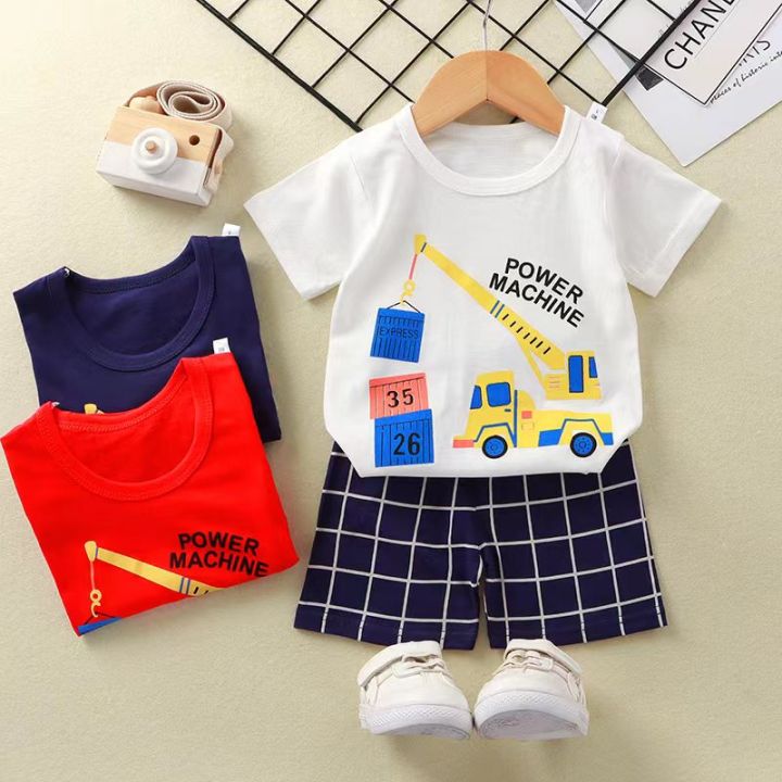 THE BABY DIARY (0-4Y) Boy Clothes Terno for Kids Boys Fashion Sando ...