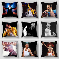 Freddie Mercury Pillow Case Wedding Decorative Satin Fabric Pillows Cover New Year Accessories Satin PillowCase 40X40,45X45cm