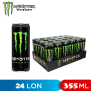 THÙNG 24 LON NƯỚC TĂNG LỰC MONSTER ENERGY 355ML