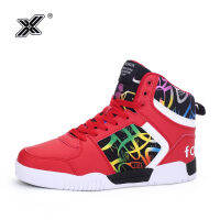 Spring Red Printed High top Mens Sneakers Couple Shoes Outdoor Hip-hop High Mens Casual Shoes 2021 zapatillas hombre casual