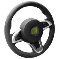 Alfanxi Hand Stitch Alcantara Steering Wheel Cover Compatible with BMW Z4 E89 (SE / M-SPORT ) 2009-2014