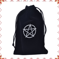 ZDV-S✅ 115*180 Velvet pentagram TAROT Storage BAG BOARD เกมการ์ด drawstring Package