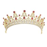 Luxury Wedding Bridal Crystal Tiara Crowns Princess Queen Pageant Prom Rhinestone Veil Tiara Headband Wedding Hair Accessory