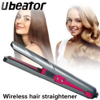 ไร้สายเครื่องม้วนผมเครื่องม้วนผมแบน3D จานหมุนชาร์จ Iron Straightener ผมมืออาชีพสำหรับหนาเครื่องม้วนผมผมจัดแต่งทรงผมเครื่องมือ