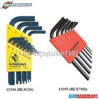 ☎☃ [ GH HARDWARE ] BONDHUS Combo Hex Key L-Wrench Set (12292 12236)