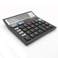 Tinhofire Black 12 digits Office calculator computer keys computer Solar Calculator CT-512 Calculators