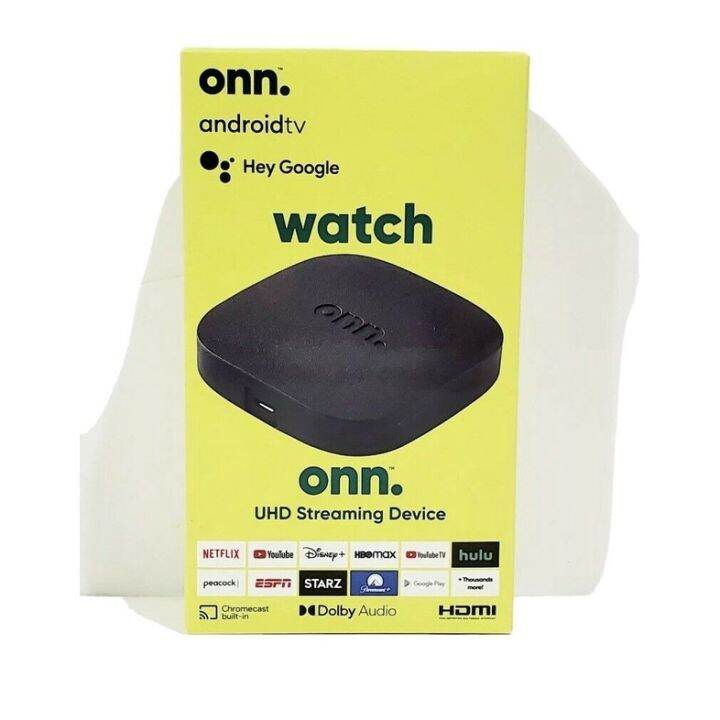 ONN Android TV Box 4K UHD w/ built in Alternative to Roku Express Fire ...