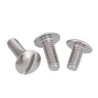 1/5pcs M2 M2.5 M3 M4 M5 M6 GB947 304 A2 Stainless Steel Large Extra Size Oversize Super Big Slotted Truss Round Head Bolt Screw Nails  Screws Fastener