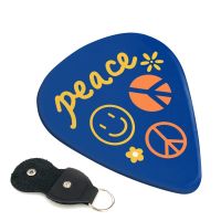 Hippies anti war 6Pcs/Set Electric Guitar Pick Acoustic Music Picks Plectrum 0.46/0.71/0.96mm Thickness Guitar Accessories GYH