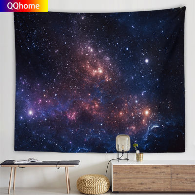 Meteor Starry Universeการตกแต่งผนังแขวนInsกำแพงฉากหลังผ้าศิลปะผ้าพิมพ์ห้องนั่งเล่นในบ้านตกแต่งห้องนอน