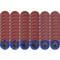 Quick Change Sanding Disc 20 Pcs 36/60/80 Grit 2 inch Aluminum Oxide Coated Die Grinder Accessories for Surface Prep