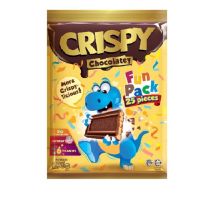 Crispy Chocolatey Fun Pack With Rice Cereal 1 ห่อมี 25 ชิ้น น้ำหนัก 275 กรัม สินค้ามีฮาลาล BBF.22/11/24