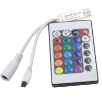 【⊕Good quality⊕】 122cc store ตัวควบคุมไฟ Led กล่องควบคุม Led Ir Rgb 1-2 Dc12v หรี่รีโมทควบคุม Ir สำหรับ Rgb 3528 5050ไฟแถบไฟ Led