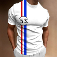 Summer T Shirt Mens 3D Printed Short Sleeve Tops Outdoor Street Vintage T-Shirts Oversized Short Sleeve Tee Shirt Men Clothing