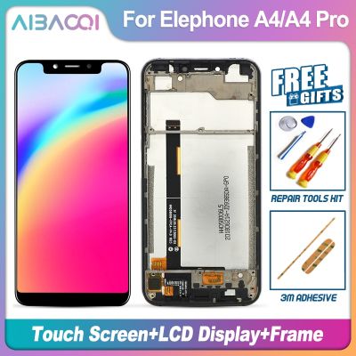 【CW】 AiBaoQi New 5.85 Inch Touch Screen 1512x720 LCD Display Frame Assembly Replacement For Elephone A4/A4 Pro Android 8.1 Phone
