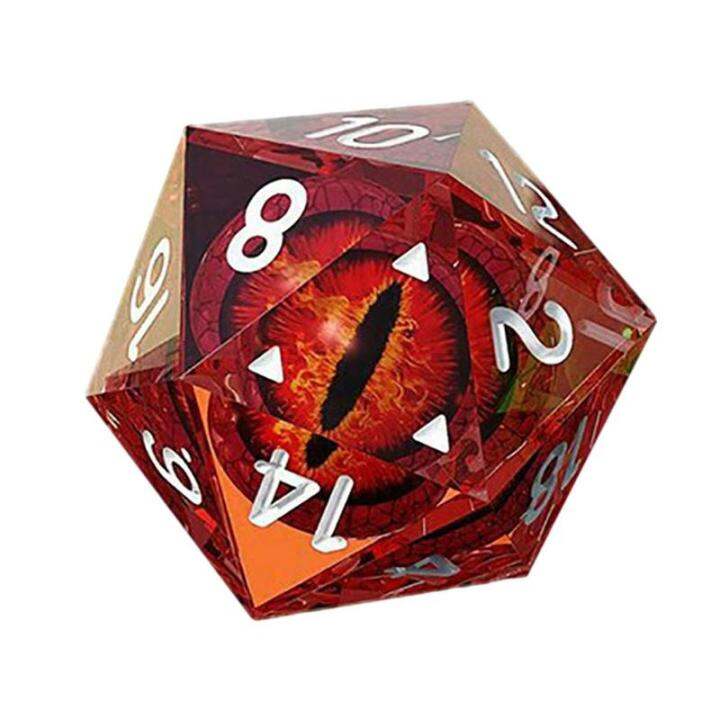 KK Dragon Eye Dice 20 Sides Game Dice Handcrafted Designer